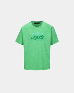 Andersson Bell (ESSENTIAL) ADSB HEARTS CARD T-SHIRTS atb1083u(GREEN)