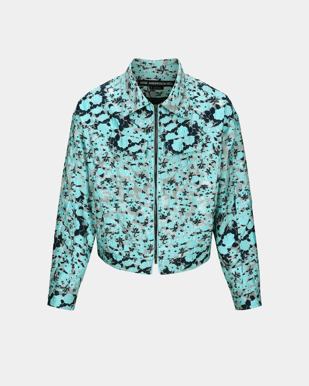 FABRIAN FLOWER ZIP-UP JACKET awa587m(SKY BLUE) – Andersson Bell