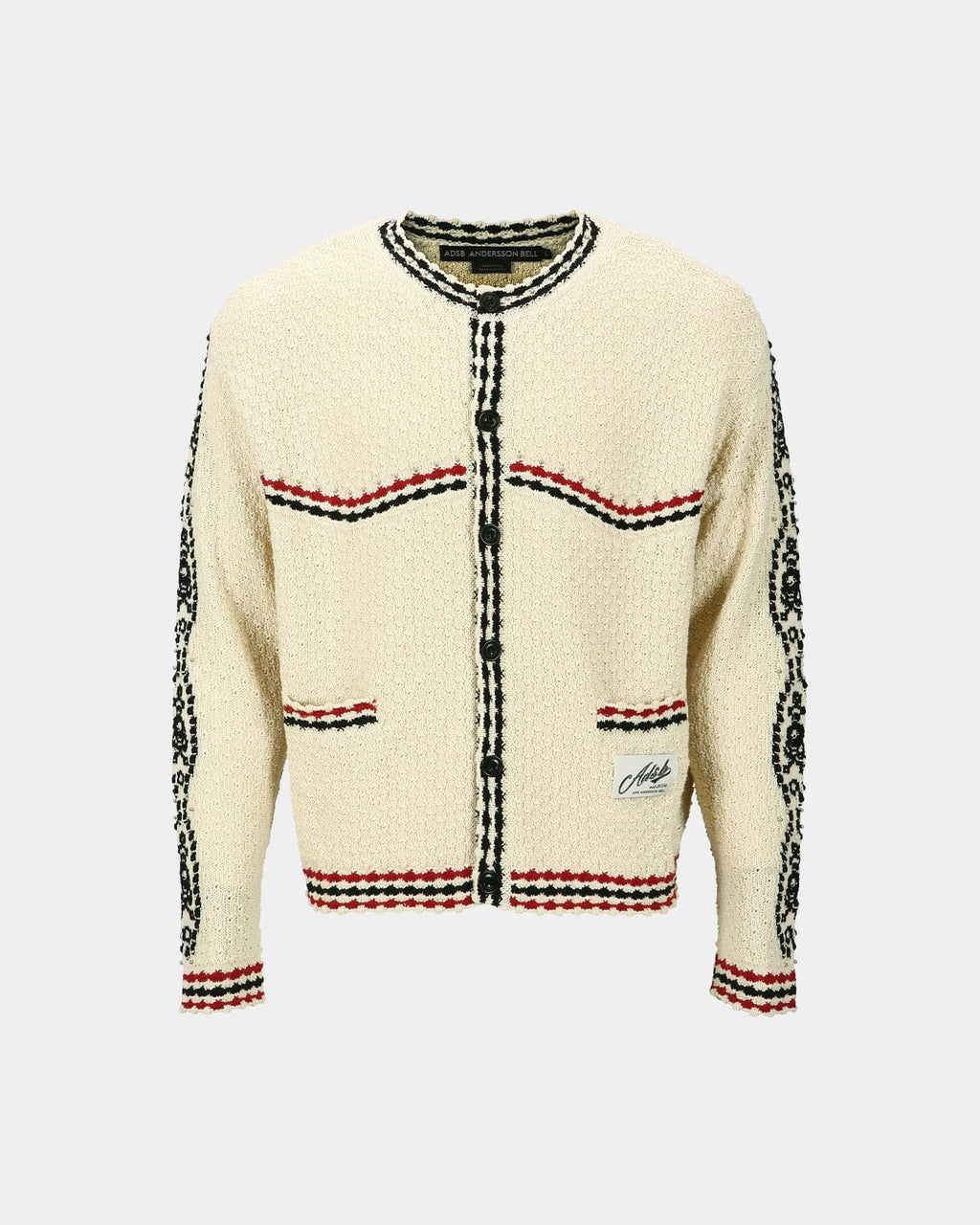 r*y様 ③ANDERSSON BELL (アンダースンベル) パニカスタムライ RESTOCK] FANTASIA ROUND-NECK CARDIGAN atb1244m(ECRU) – Andersson Bell