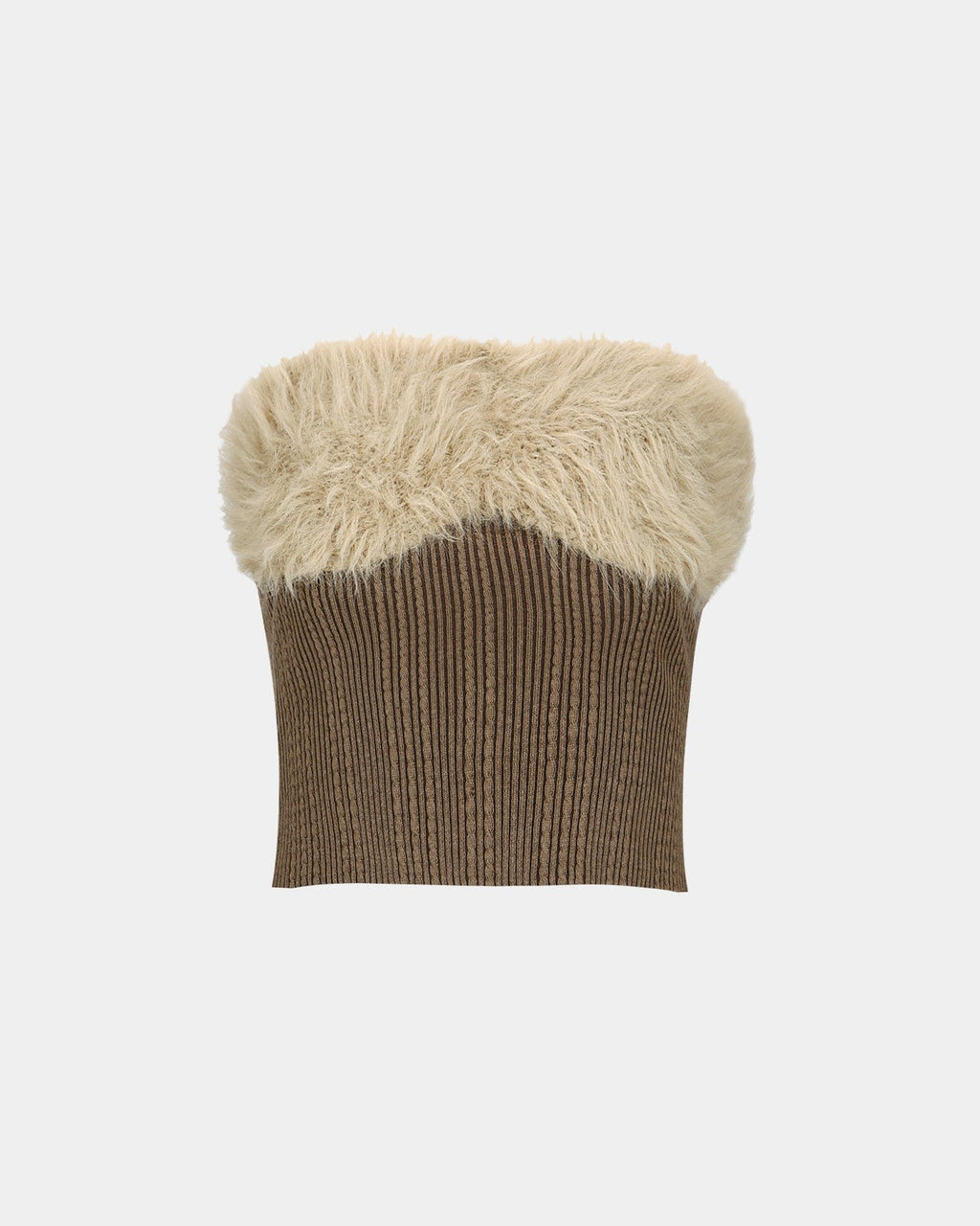 HAIRY KNIT TOP atb1211w(BROWN) – Andersson Bell