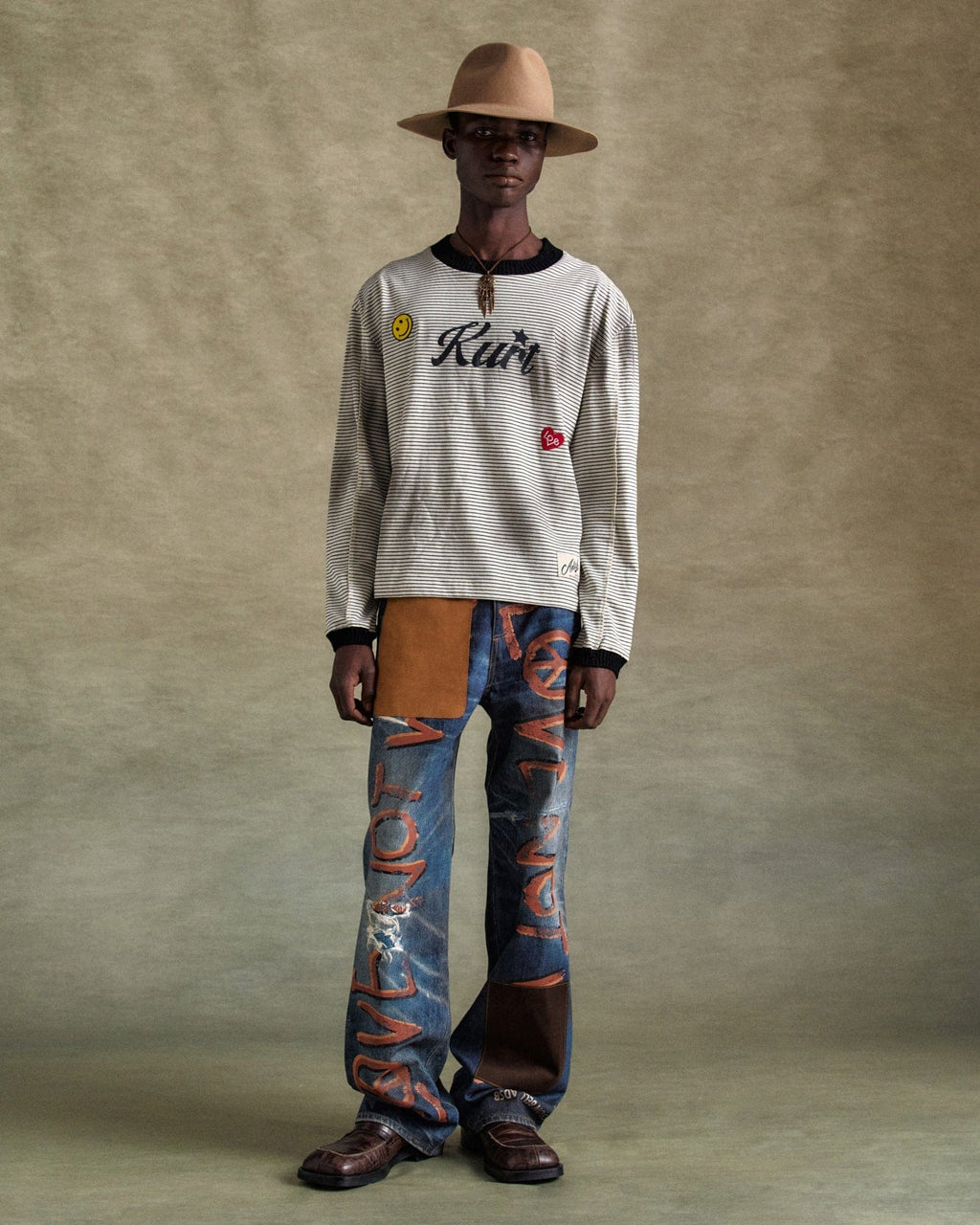 【ANDERSSON BELL】  STRIPE L/S T-SHIRTS ECRU KURT STRIPE L/S T-SHIRTS atb1247m(ECRU) – Andersson Bell