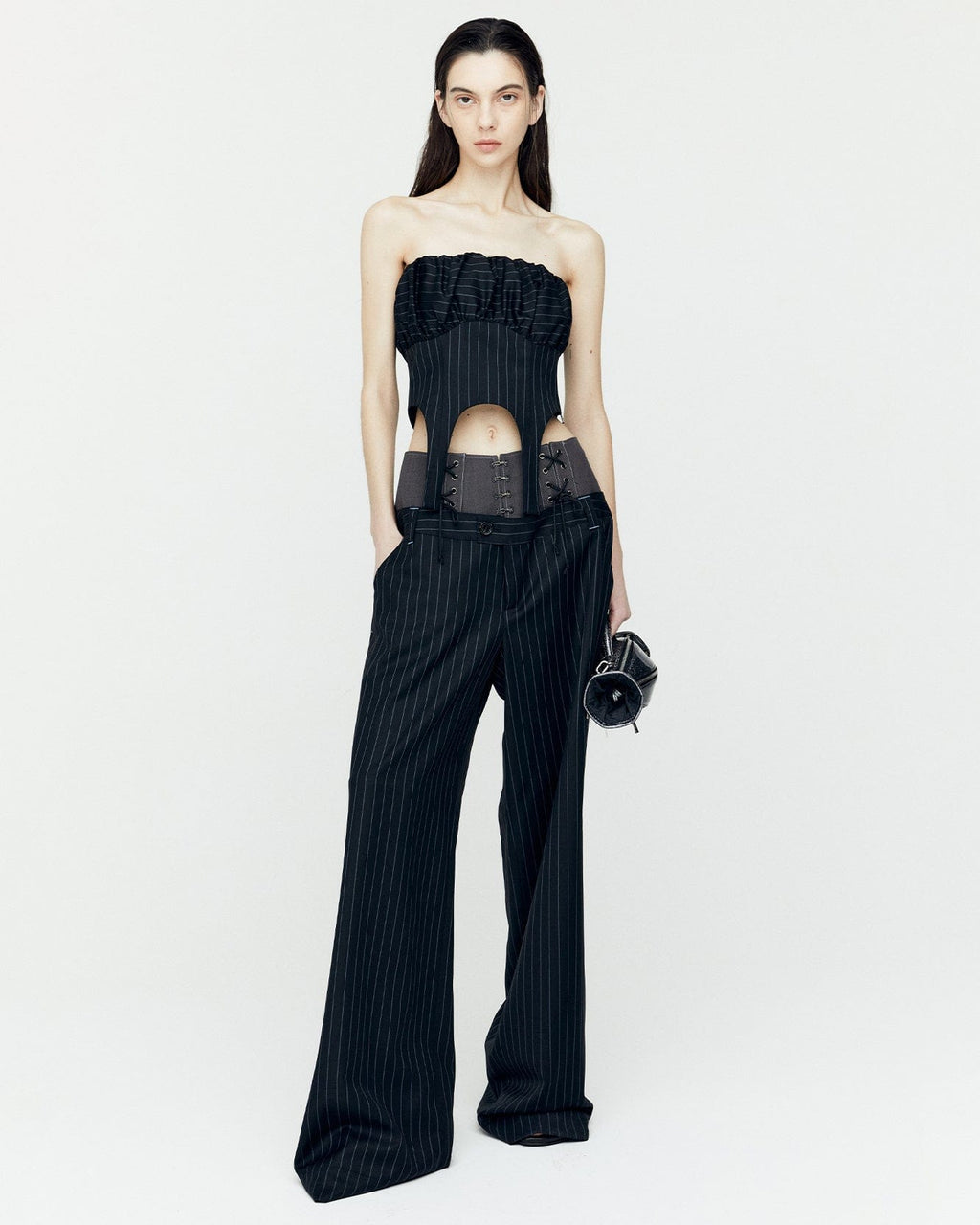 AVENCHUMU Lace drawers pants ブラック Crush Belted Lace Pant Black Online | Zimmermann