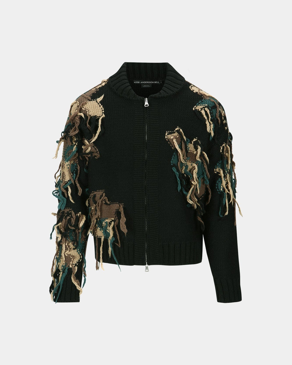 FORME ZIP KNIT CARDIGAN 新品未使用　東原亜希さん NEW CAMOUFLAGE ZIP-UP CARDIGAN atb1153m(BLACK) – Andersson Bell