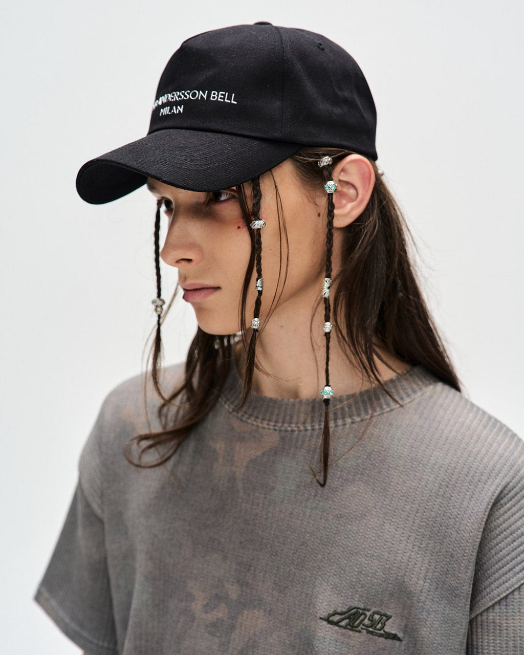 [ANDERSSON BELL]★25SS★韓国人気★Unisex Double Patch Cap Andersson Bell DOUBLE PATCH CAP[UMA4-AAA441U]｜URBAN