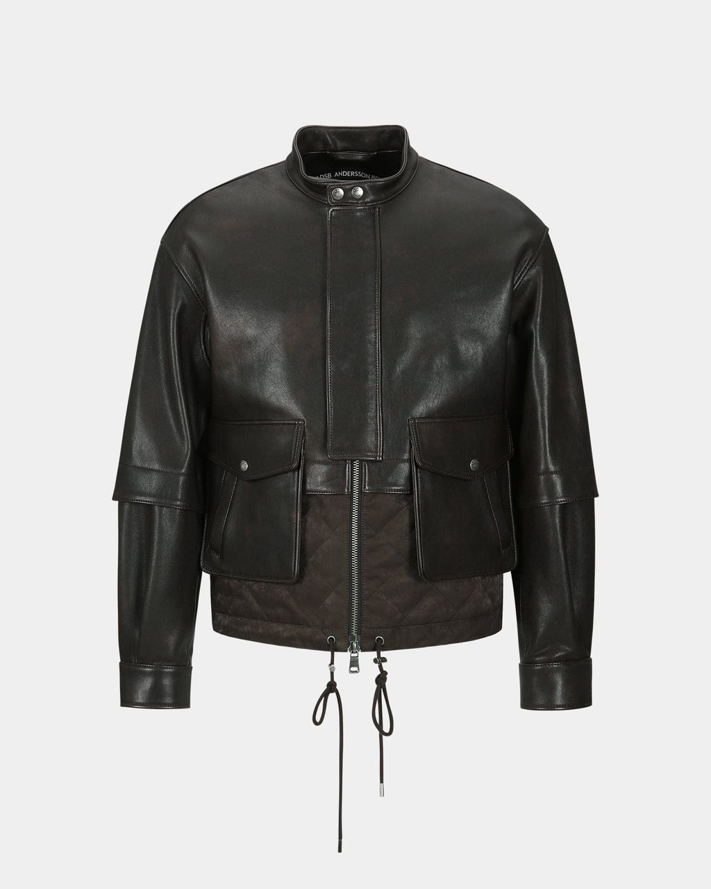 ANDERSSON BELLレザージャケット Andersson Bell Black Zip Leather Jacket Andersson Bell