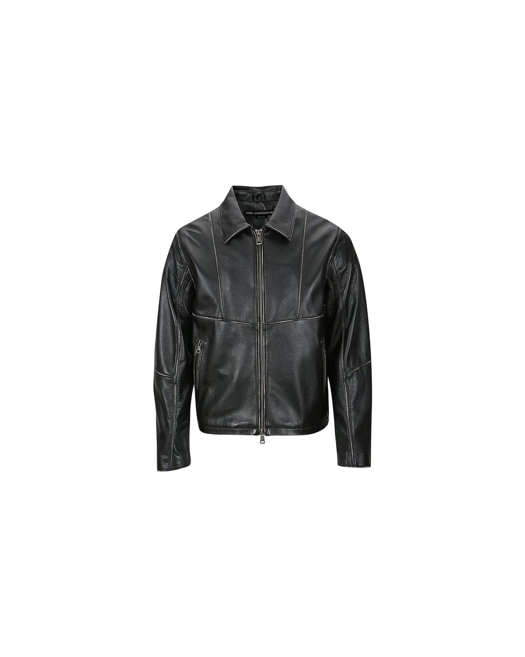 UNISEX DRESZEN LEATHER ZIP-UP JACKET awa571u(BLACK) – Andersson Bell