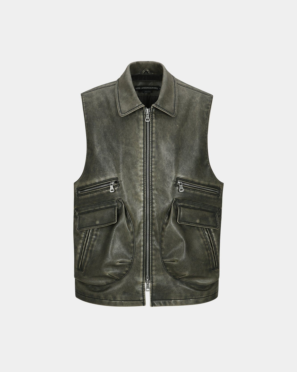 UNISEX ETNA FAUX LEATHER VEST awa651u(KHAKI) – Andersson Bell