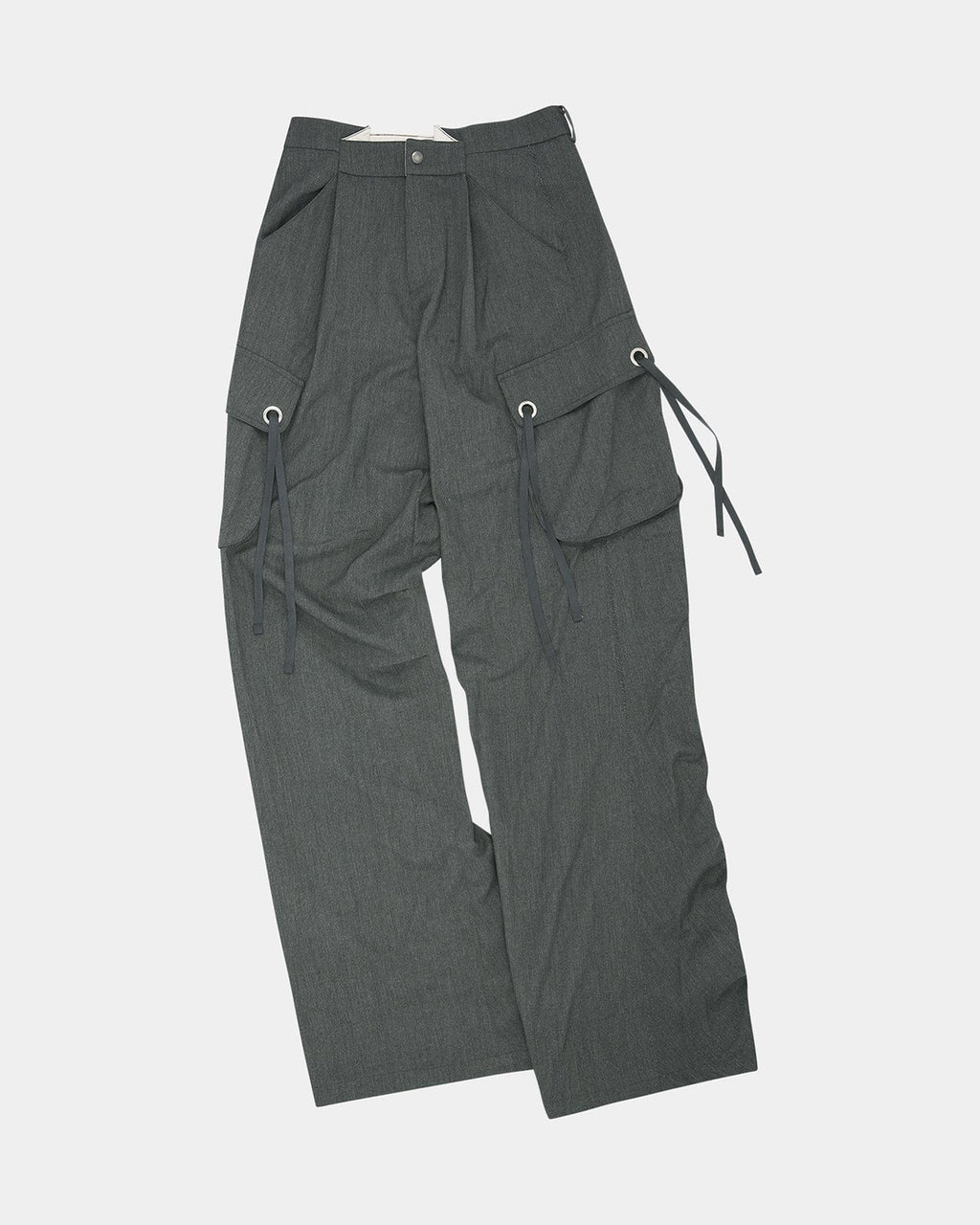パンツ andersson bell destroyed boots cut wide blue-deconstructed-dirty-wash-