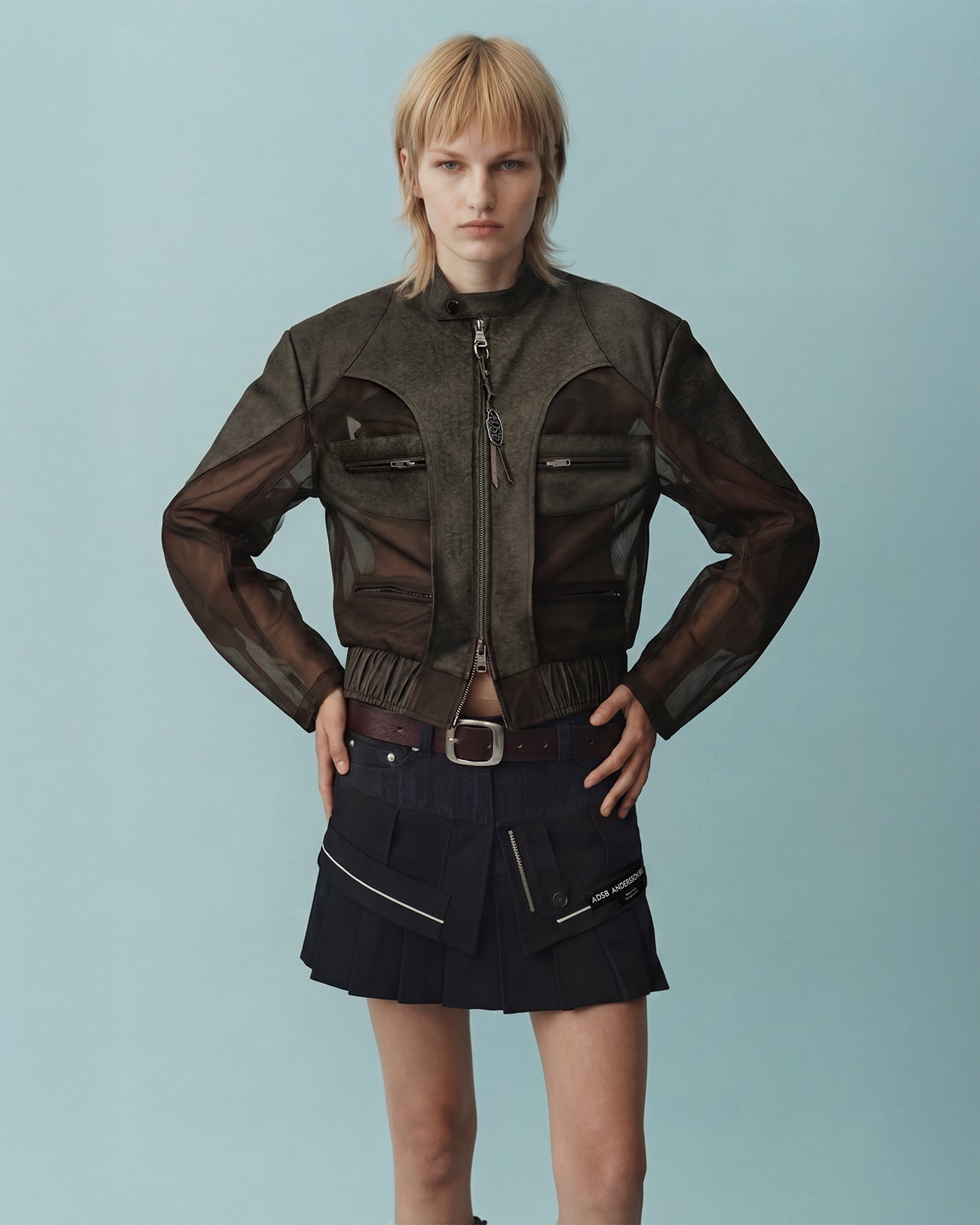 Jaimie1998様 ADSB andersson bell A PATCH WOOL & LEATHER VARSITY JACKET awa691m(BLACK) – Andersson Bell