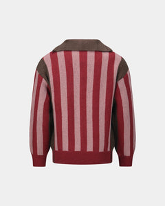 기타 ADSB HALF ZIP-UP EMBLEM SWEATER atb1370m(RED)
