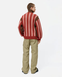 기타 ADSB HALF ZIP-UP EMBLEM SWEATER atb1370m(RED)