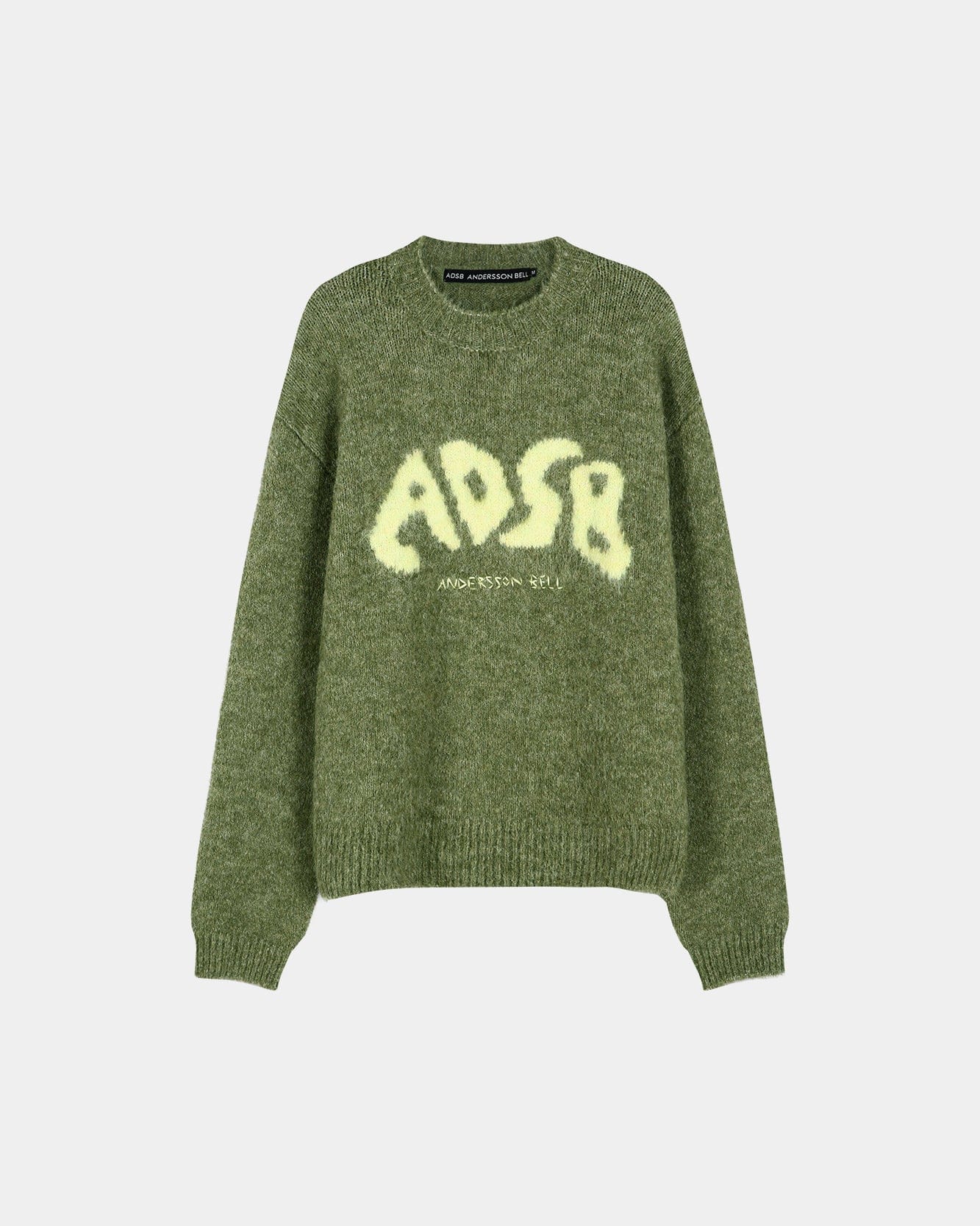 【ANDERSSON BELL】 FITE CREW-NECK SWEATER ANDERSSON BELL Two Tone Wave Crew-Neck Sweater | Garmentory