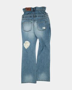 Andersson Bell 캐리오버 재촬영_(WOMEN) BERIA STRING DOUBLE WAIST JEANS apa668u(DUSTY BLUE)