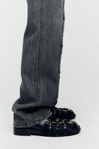 Andersson Bell 캐리오버 재촬영_WAVE WIDE LEG JEANS apa682m(WASHED BLACK)