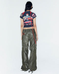 Andersson Bell ADSB X OTTOLINGER ADJUSTABLE PARACHUTE PANTS apa776w(KHAKI)