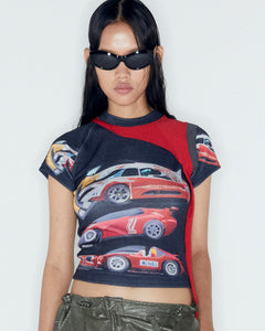 Andersson Bell ADSB X OTTOLINGER CAR PRINTED JERSEY TOP atb1212w(BLACK)