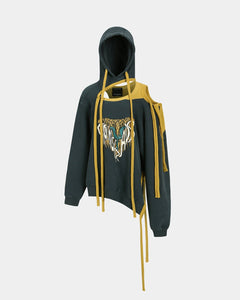 Andersson Bell ADSB X OTTOLINGER DECONSTRUCTED HOODIE atb1213w(NAVY)