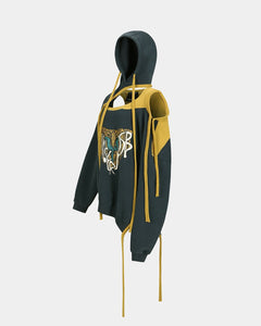 Andersson Bell ADSB X OTTOLINGER DECONSTRUCTED HOODIE atb1213w(NAVY)