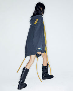 Andersson Bell ADSB X OTTOLINGER DECONSTRUCTED HOODIE atb1213w(NAVY)