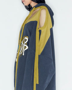 Andersson Bell ADSB X OTTOLINGER DECONSTRUCTED HOODIE atb1213w(NAVY)