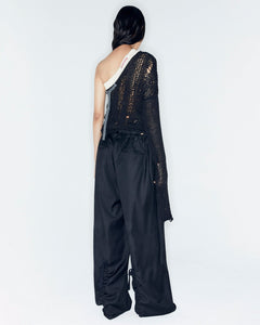 Andersson Bell ADSB X OTTOLINGER ONE SHOULDER KNIT atb1215w(BLACK)