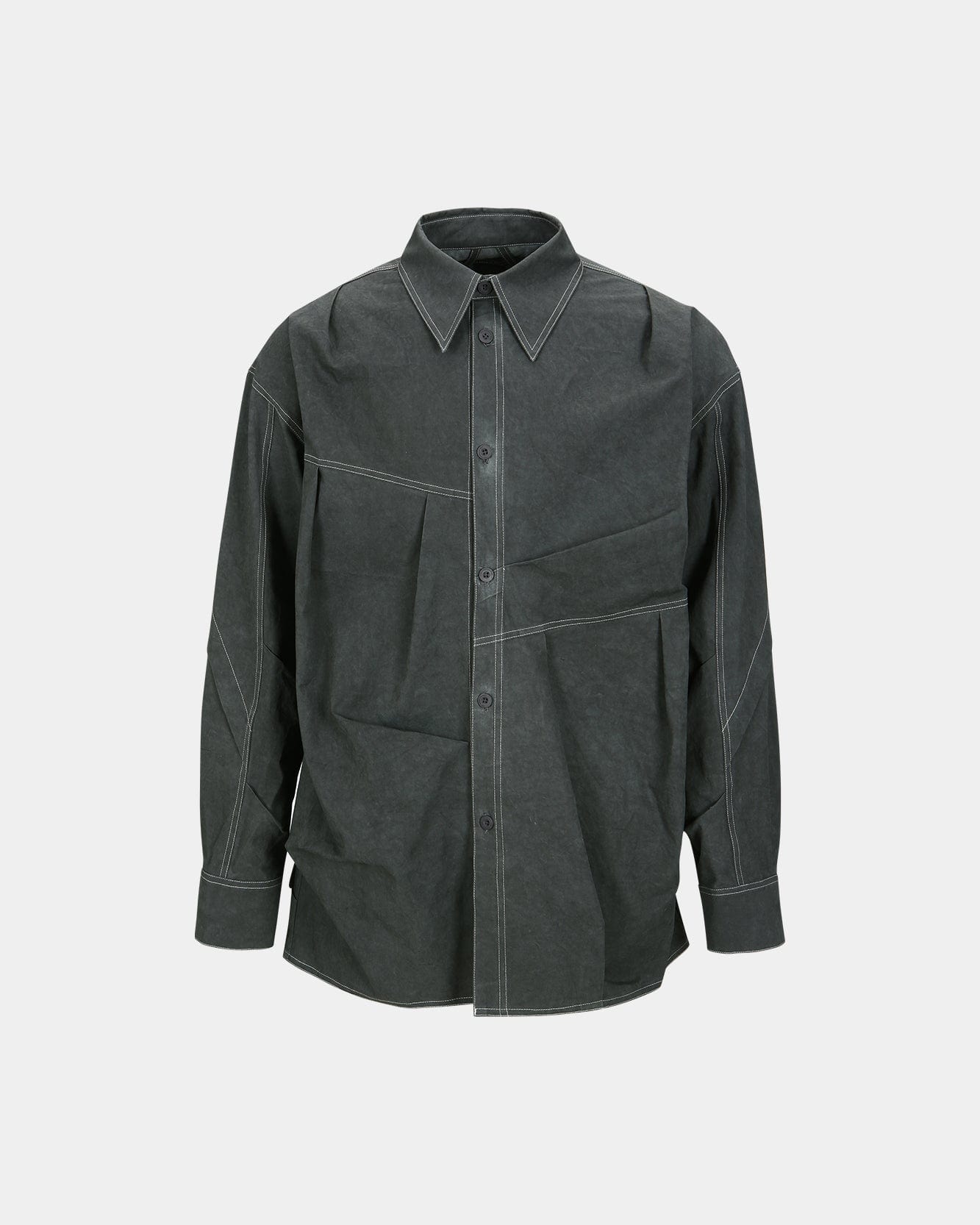 Andersson Bell ALICE DYED COTTON SHIRTS atb1137m(CHARCOAL)