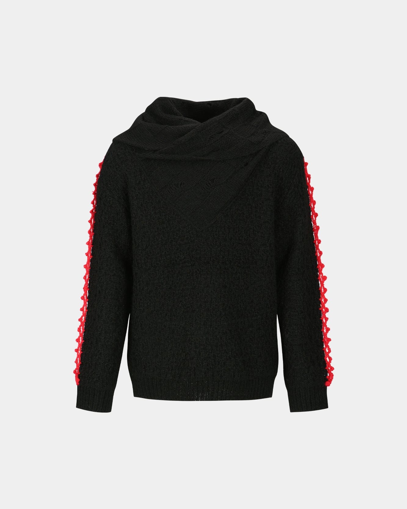 ARELIN SHAWL LAYERED SWEATER atb1161m(BLACK) – Andersson Bell