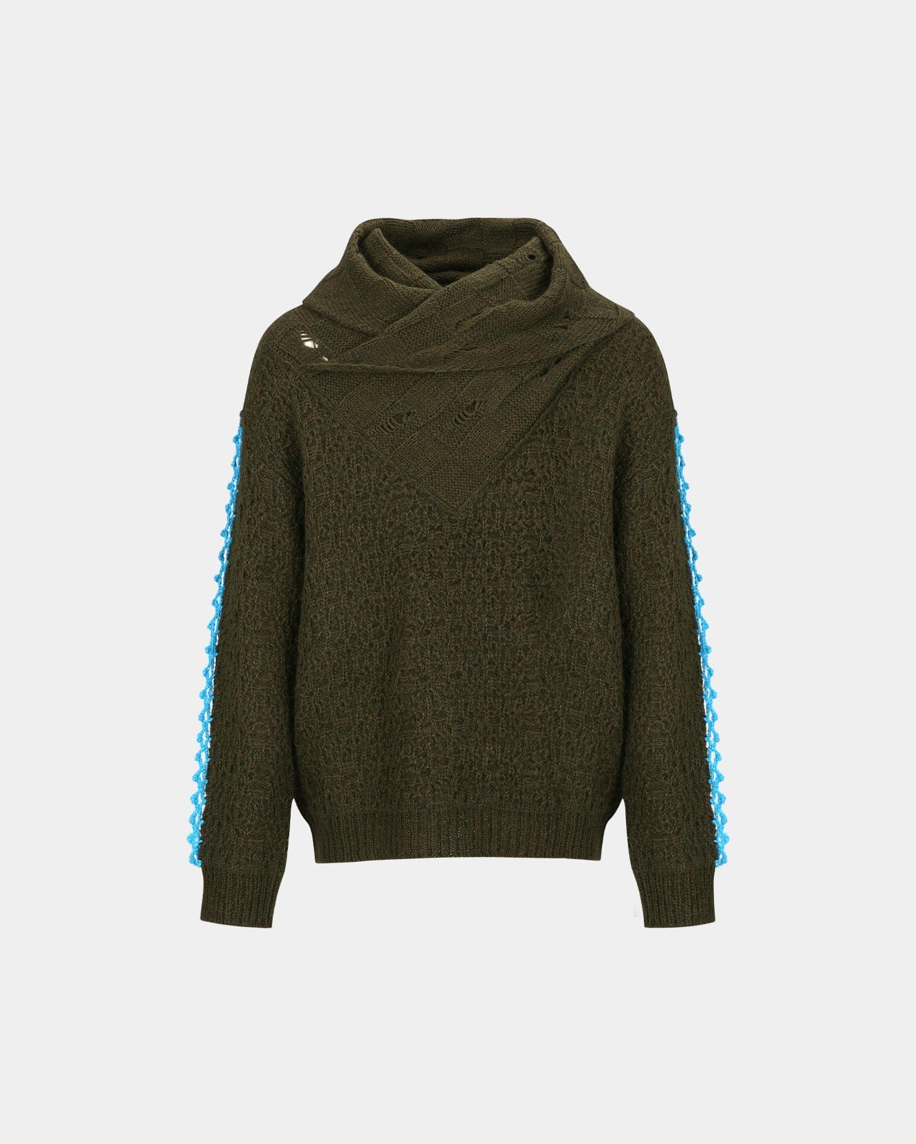 ARELIN SHAWL LAYERED SWEATER atb1161m(KHAKI) – Andersson Bell
