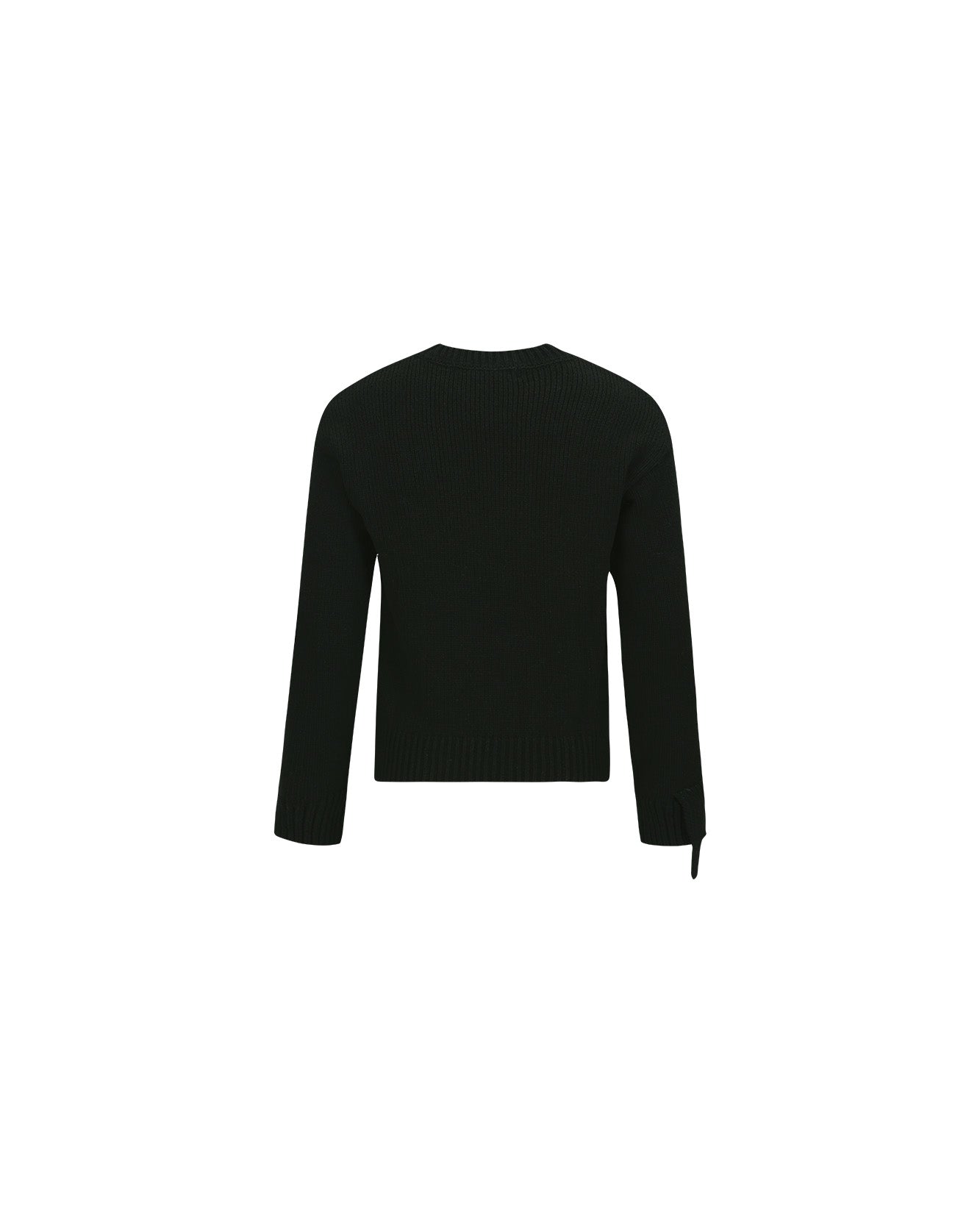 Andersson Bell ARGYLE CREW-NECK SWEATER atb1025m(BLACK)