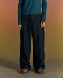 Andersson Bell BELFORT WOOL WIDE-LEG TROUSERS apa680m(BLACK)