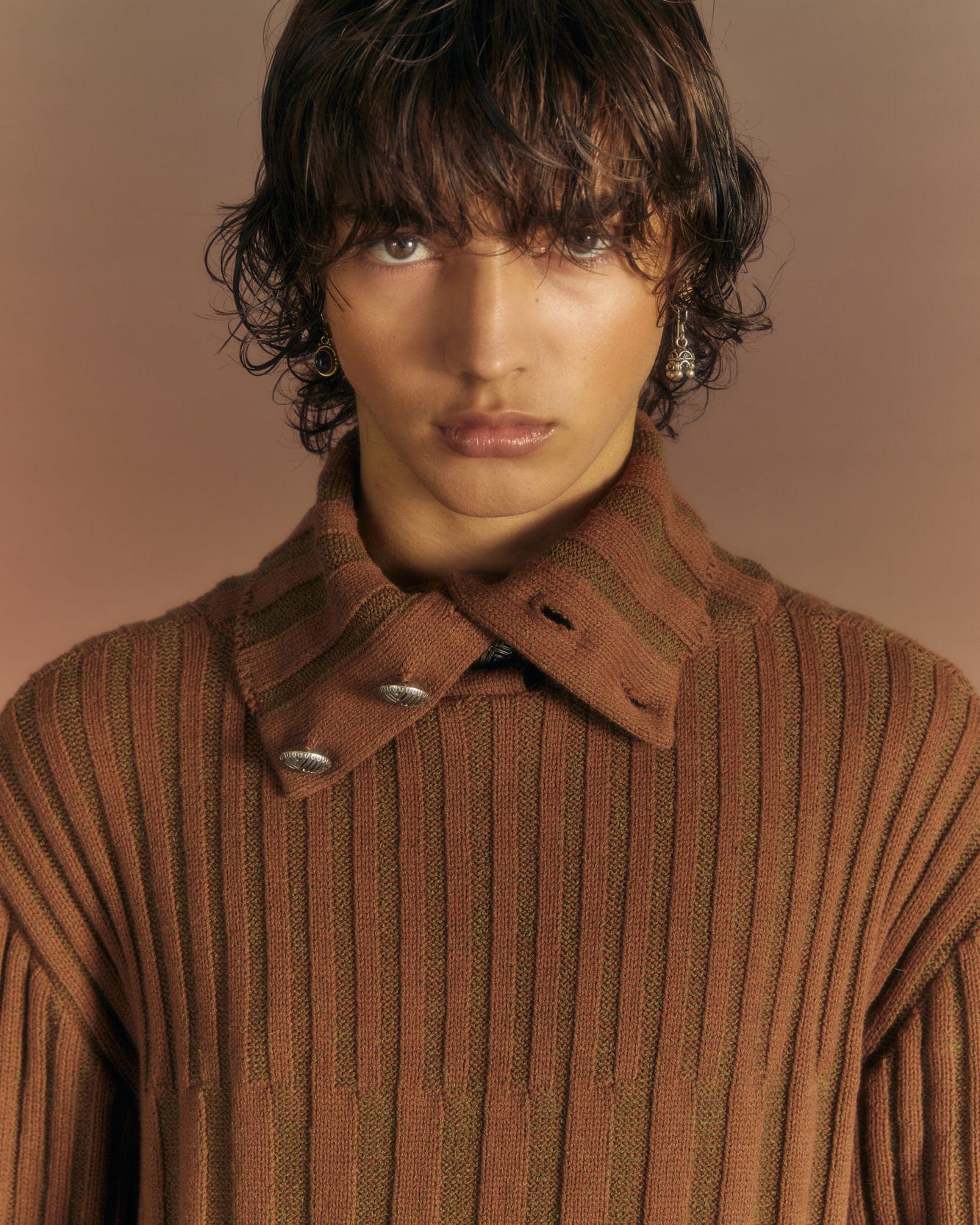 Andersson Bell BODEN TURTLE-NECK SWEATER atb1019m(BROWN)