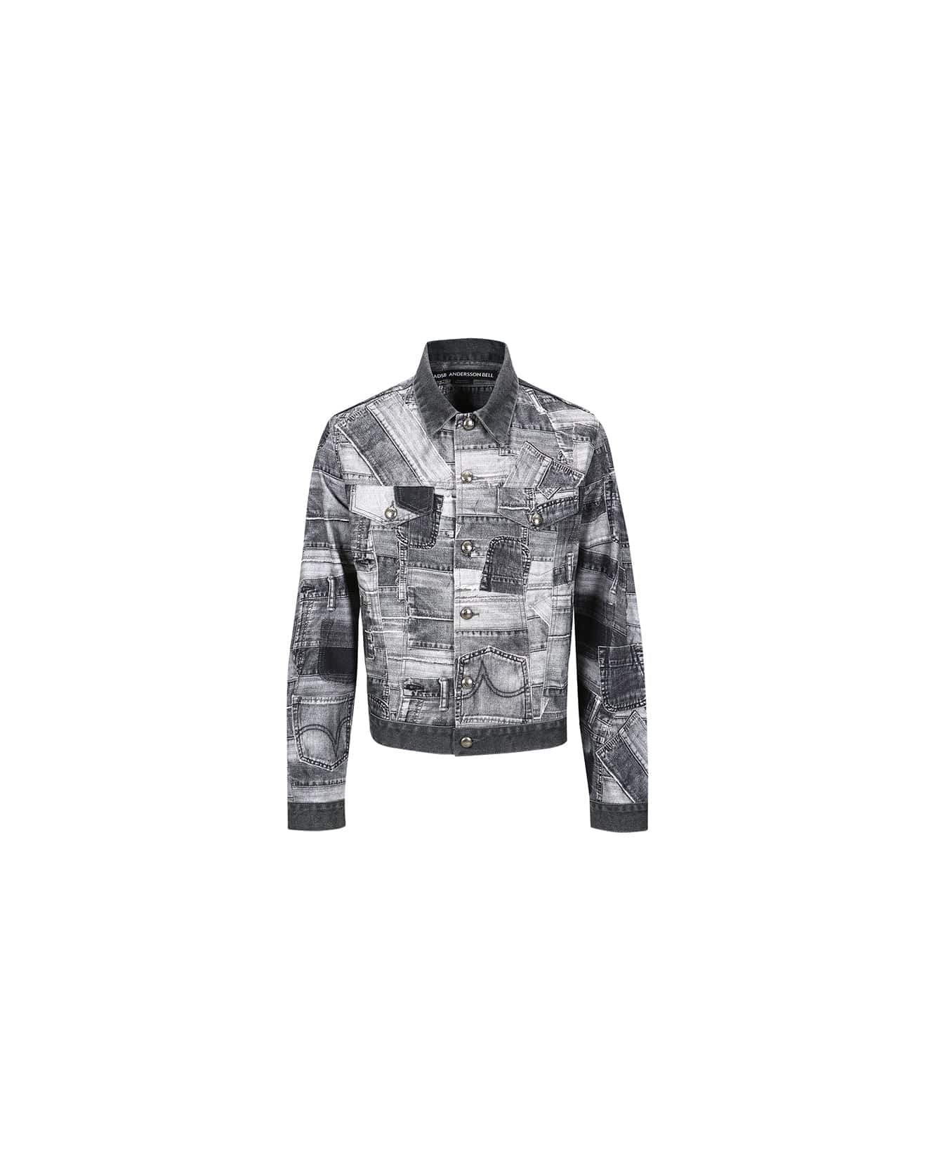 Andersson Bell BRNO PATCHWORK PRINTED JACKET awa563m(BLACK)