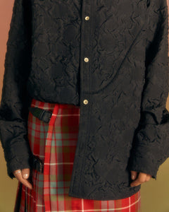 Andersson Bell BUBBLE FLOWER SHIRTS atb1024m(BLACK)