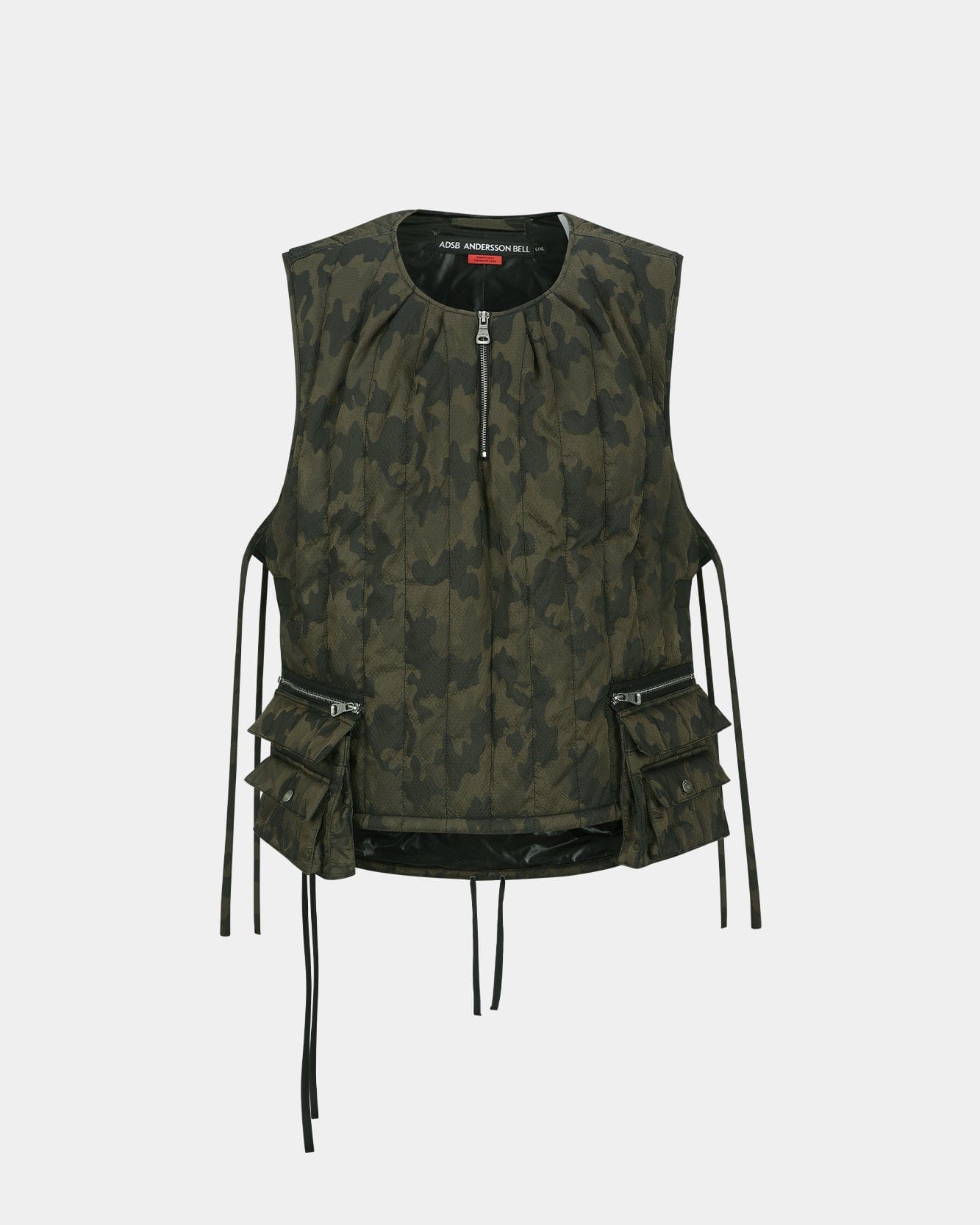 Andersson Bell CAMOUFLAGE PADDED TURTLE VEST awa643m(GREEN)