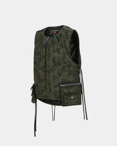 Andersson Bell CAMOUFLAGE PADDED TURTLE VEST awa643m(GREEN)