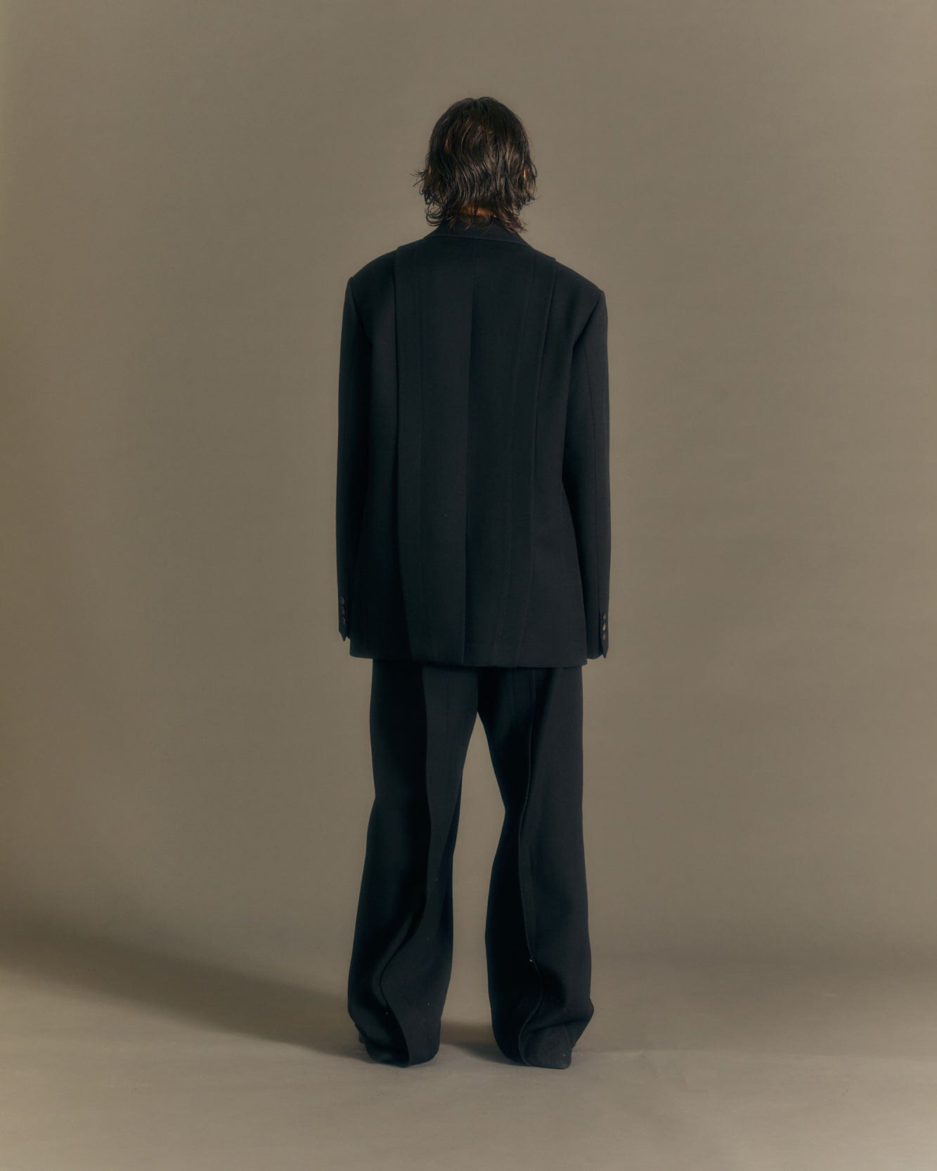 Andersson Bell CAMTTON TWILL WOOL JACKET awa573m(BLACK)