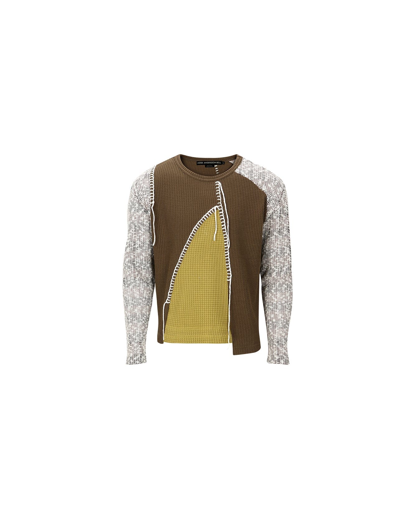 Andersson Bell CHATRE CREW-NECK SWEATER atb1014m(BROWN)