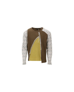 Andersson Bell CHATRE CREW-NECK SWEATER atb1014m(BROWN)