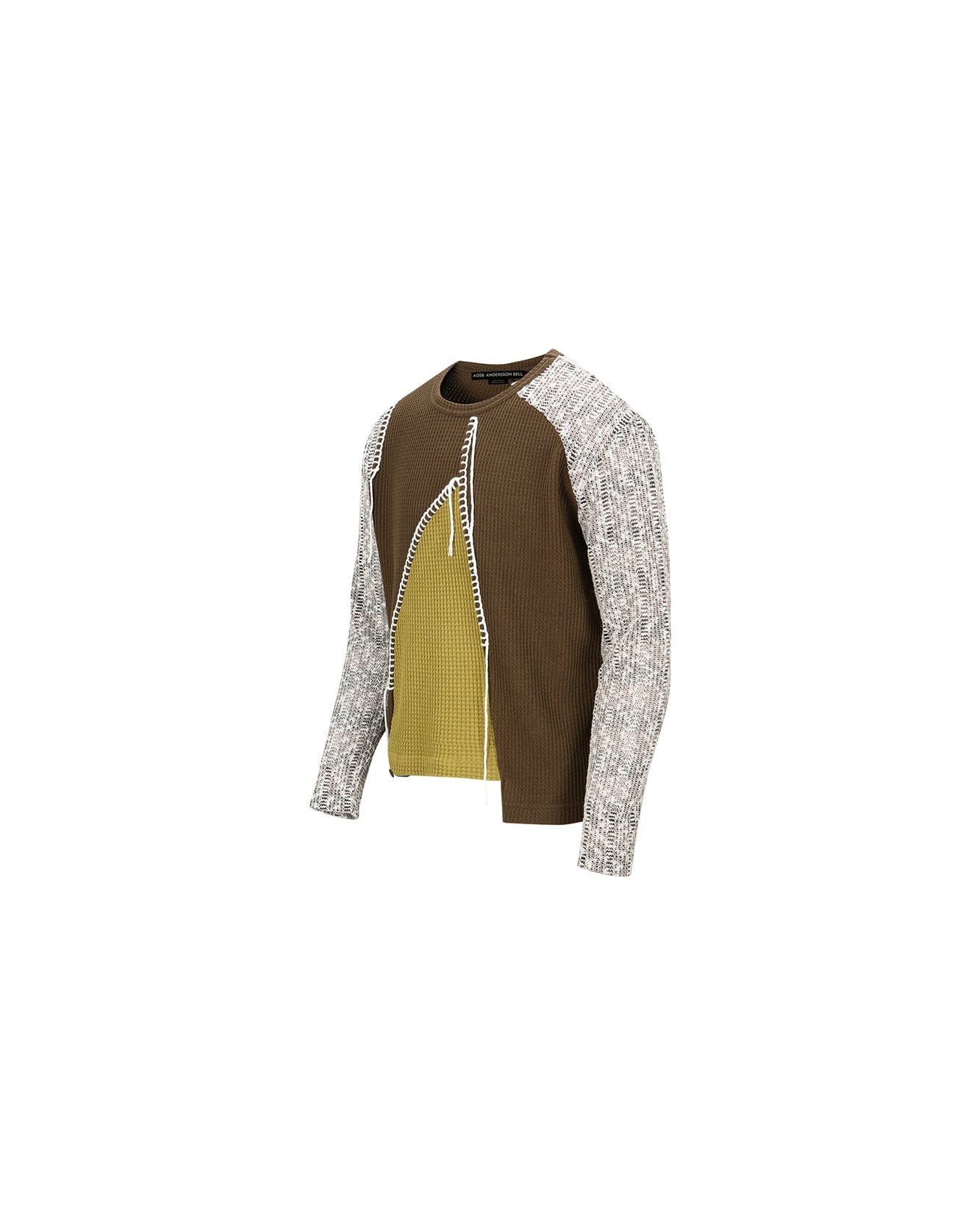 Andersson Bell CHATRE CREW-NECK SWEATER atb1014m(BROWN)