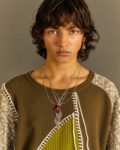 Andersson Bell CHATRE CREW-NECK SWEATER atb1014m(BROWN)
