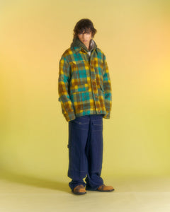 Andersson Bell CHAUNY WOOL CHECK JACKET awa568m(YELLOW/BROWN)