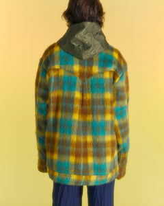 Andersson Bell CHAUNY WOOL CHECK JACKET awa568m(YELLOW/BROWN)