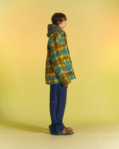 Andersson Bell CHAUNY WOOL CHECK JACKET awa568m(YELLOW/BROWN)