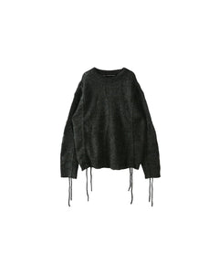 Andersson Bell COLBINE CREW-NECK SWEATER atb1015m(CHARCOAL)