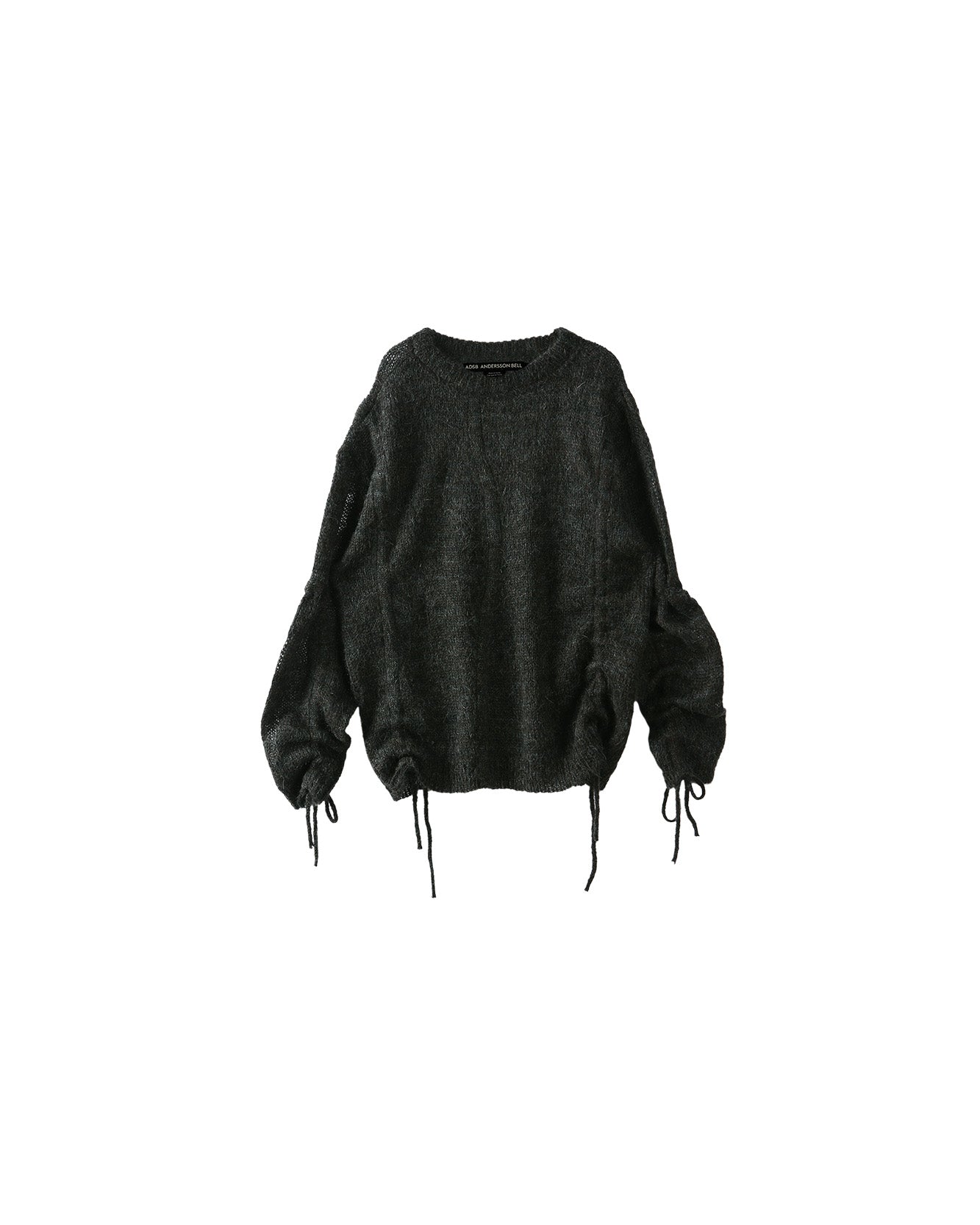 Andersson Bell COLBINE CREW-NECK SWEATER atb1015m(CHARCOAL)