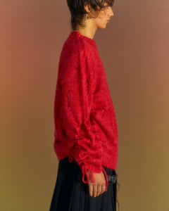 Andersson Bell COLBINE CREW-NECK SWEATER atb1015m(RED)