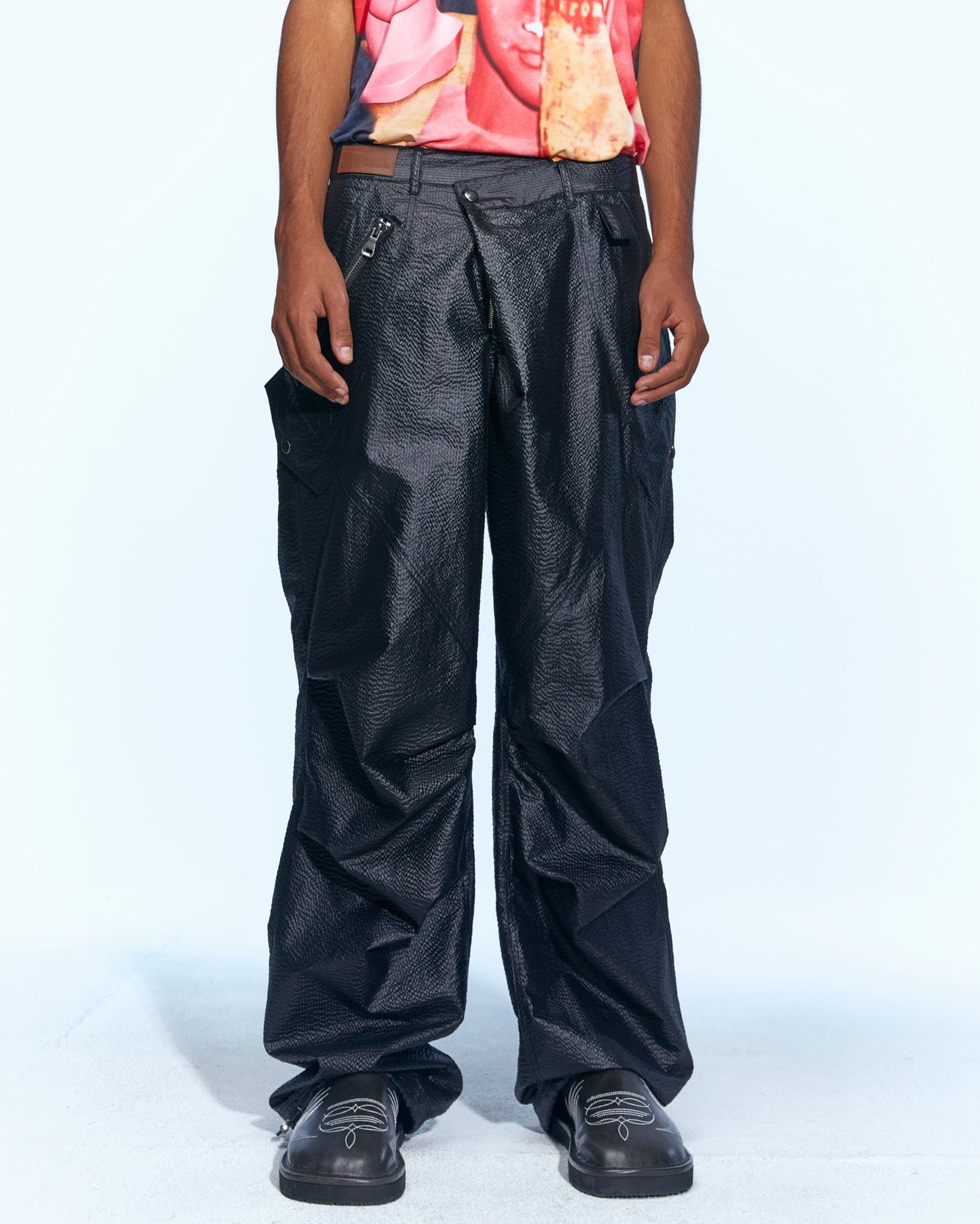 Andersson Bell CONVEX MULTI MILITARY PANTS apa638m(BLACK)