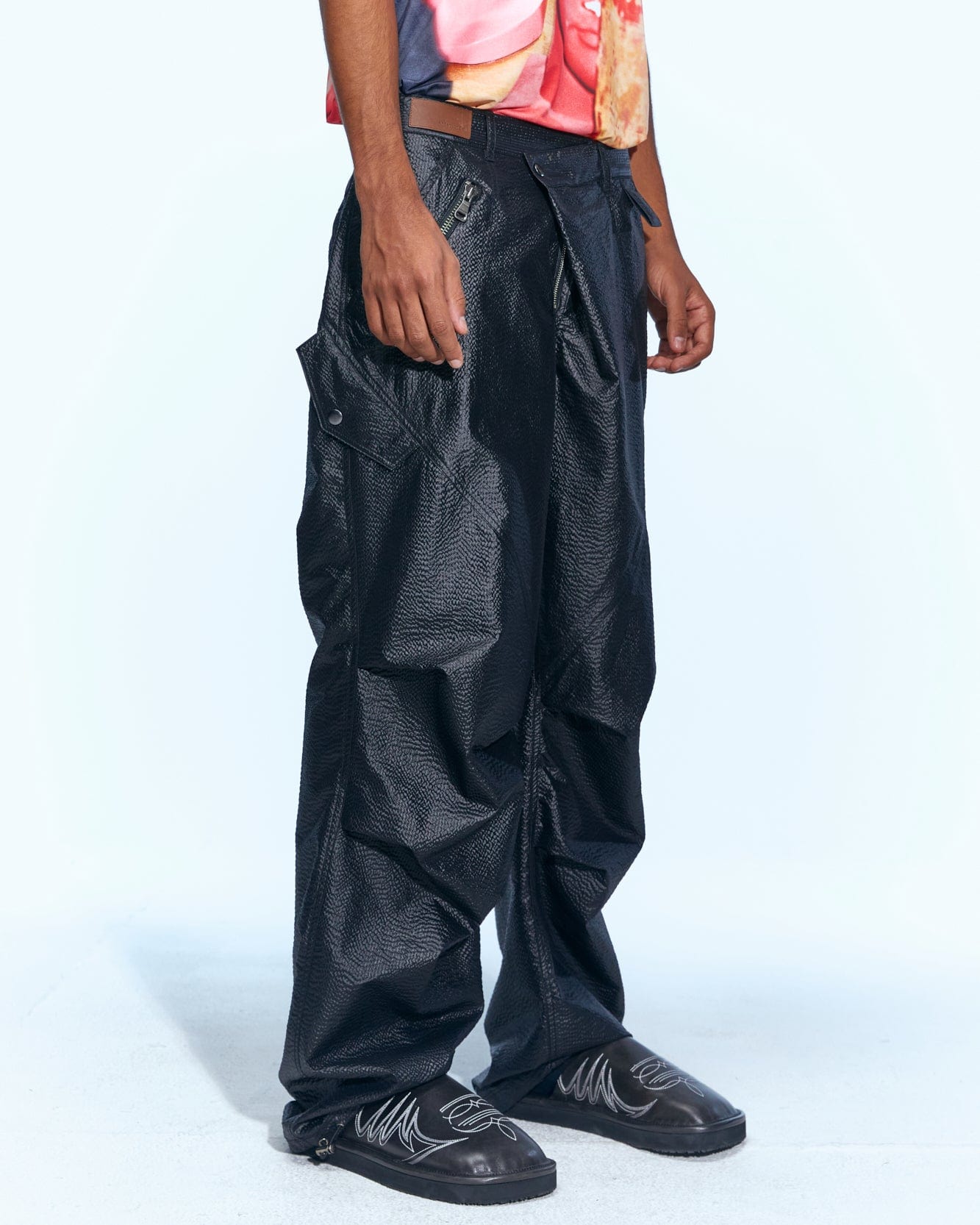 Andersson Bell CONVEX MULTI MILITARY PANTS apa638m(BLACK)