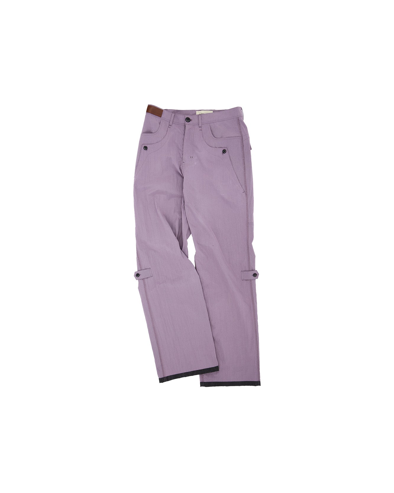 Andersson Bell CRACK NYLON INSIDE-OUT TROUSER apa673m(PURPLE)