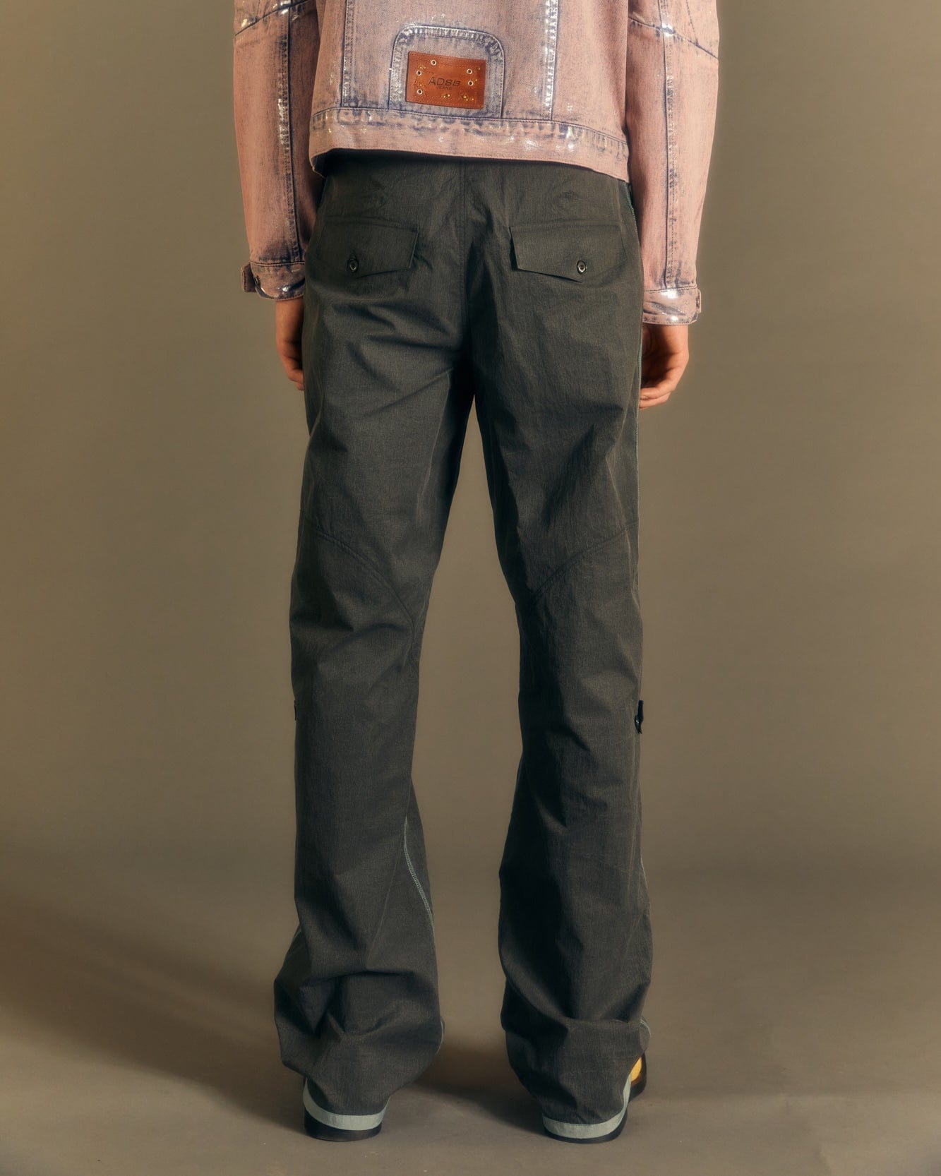Andersson Bell CRACK NYLON INSIDE-OUT TROUSER apa673m(SKYBLUE)